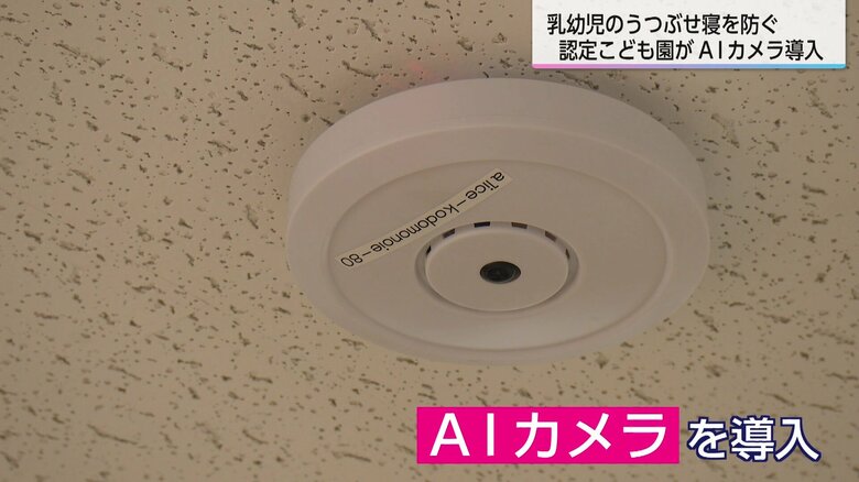 天井に取り付けて使用している