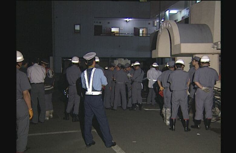 松本サリン事件の現場（1994年6月27日）