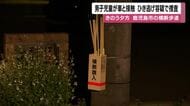 ひき逃げ容疑で捜査　鹿児島市で男子児童が車と接触　横断歩行中