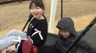 小学生が提案した複数人が乗るブランコを舟橋村の公園に設置　円盤に4人まで乗るタイプと対面で乗るタイプ