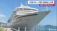 クルーズ船「飛鳥2」が新宮港に入港 約半年ぶり 乗客はワクチン接種が乗船の条件