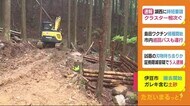 静岡・伊豆市の土砂問題 市が撤去作業を開始 川への流入を食い止めへ