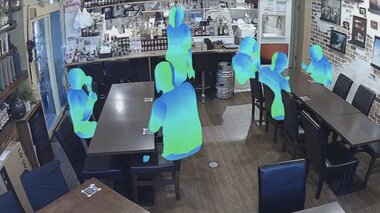 店內の混雑狀況がひと目で分かる 「ぐるなび」の実証実験がスタート 顔は映らず個人が守られる仕組みとは?