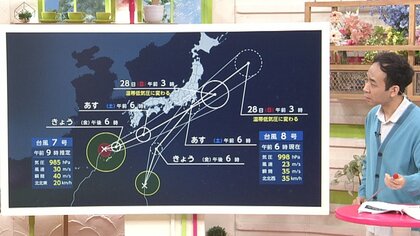 【台風情報】週末に関東最接近“ダブル台風” 今できる備えは？ 土砂災害･河川はん濫に厳重警戒を 天達気象予報士解説