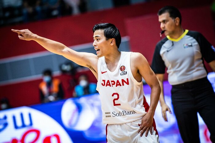 18得点、6アシストの活躍を見せたキャプテン・富樫勇樹選手(C)FIBA