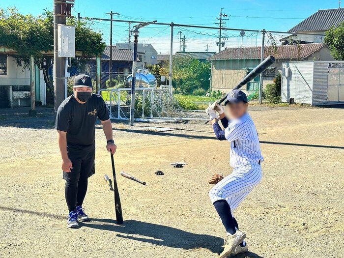 日本未来スポーツ振興協会・静岡支部長として野球教室などに携わっている町田さん