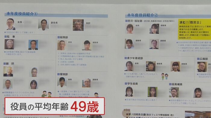 新和自治会の役員メンバー