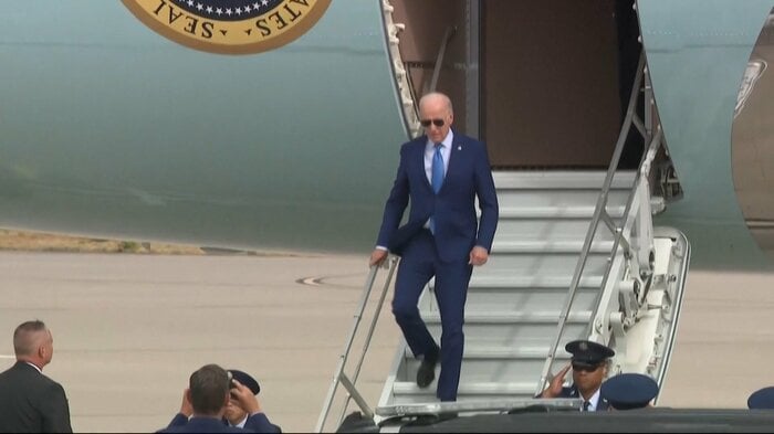 バイデン前大統領が利用していた「ショート・ステア」(2023年)