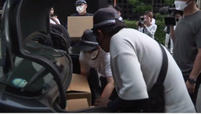 詐欺グループ拠点の家宅捜索