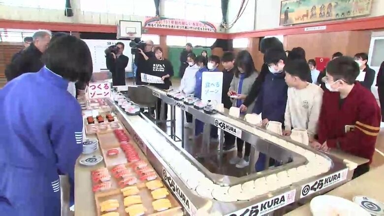 小学校で食品ロス学ぶ出前授業　大手回転ずしチェーンが実施　岩手県盛岡市｜FNNプライムオンライン