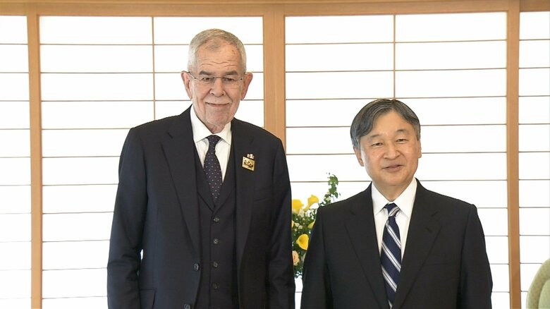 天皇陛下がオーストリア大統領と面会「音楽は人と人を結びつける要素」ウィーン少年合唱団の話題も　各国大統領との面会は今週4人目｜FNNプライムオンライン