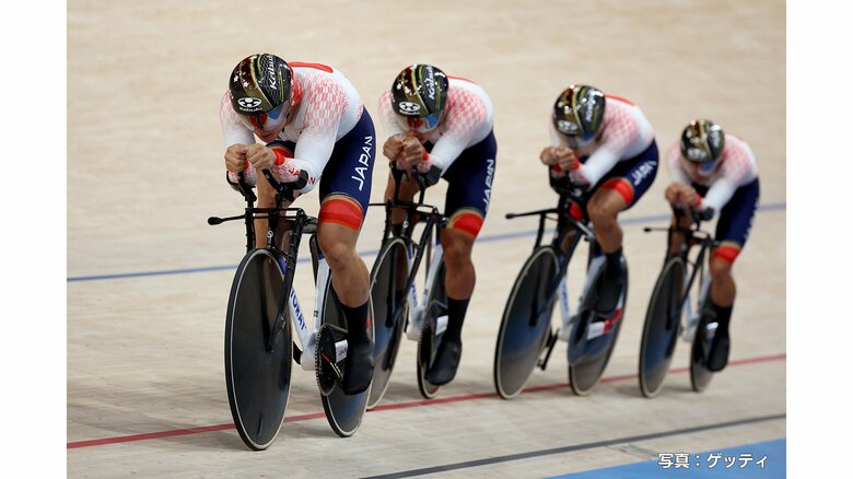 パリ五輪　自転車・トラック　男子チームパシュートは予選敗退｜FNNプライムオンライン