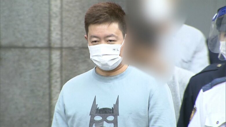 逮捕された劉常然容疑者(38)(23日 板橋署)