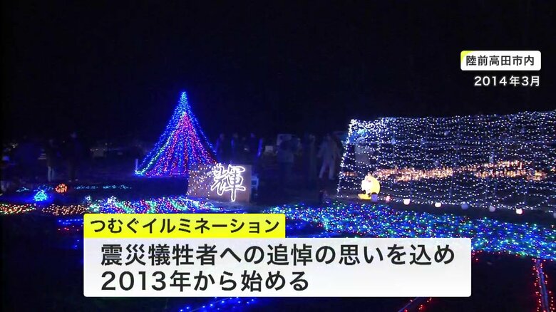 2014年のつむぐイルミネーション