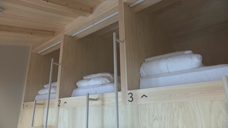 簡易タイプ・ドミトリーの部屋