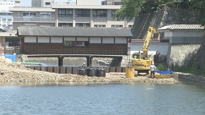 水抜きの準備作業