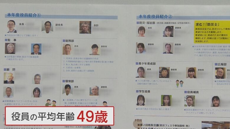 新和自治会の役員メンバー