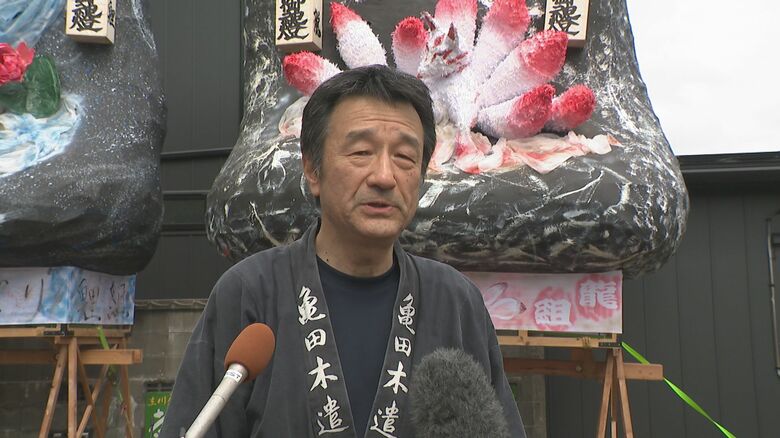 亀田岩万燈保存会　立川義浩 顧問