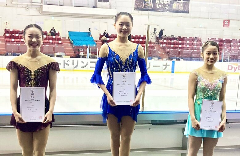 ジュニア女子表彰台（東京選手権）