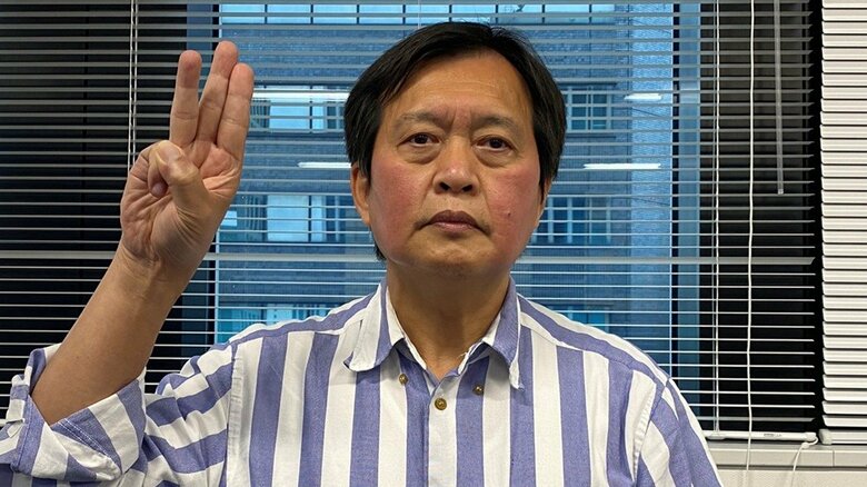 ミンスイさん 1960年10月20日ヤンゴン生まれ。9日間貨物船に潜み、2002年12月21日九州地方の港に密航した。その後、2006年に特別在留資格を得る。現在は永住権を持ち在日ミャンマーの人たちの労働問題を扱っている。