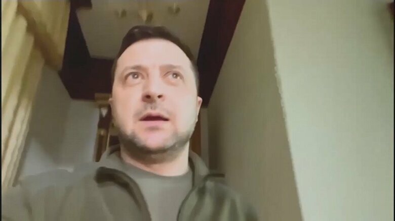 ウクライナ　ゼレンスキー大統領　7日