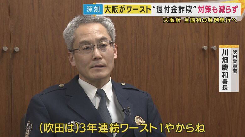 「吹田は3年連続ワースト1」