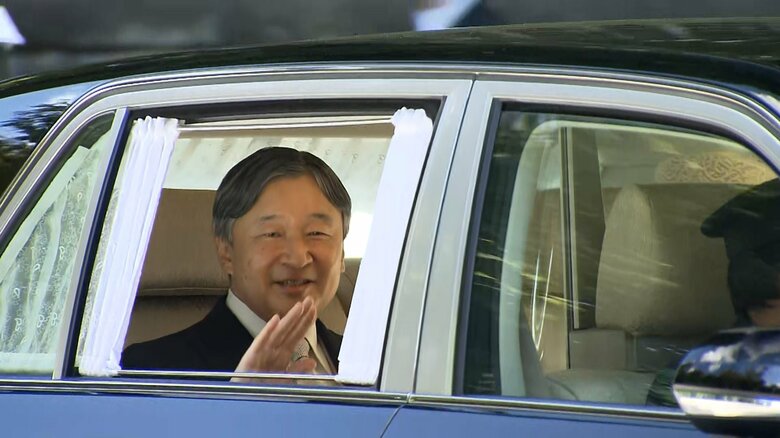 上皇ご夫妻のもとに向かわれた両陛下（10月20日午前）