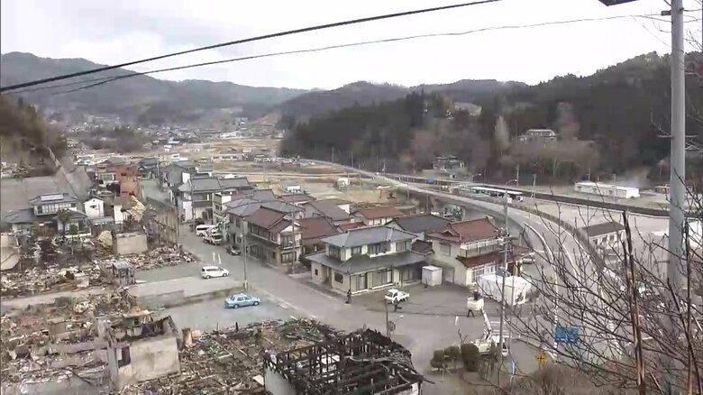 街並みが一変した大船渡市