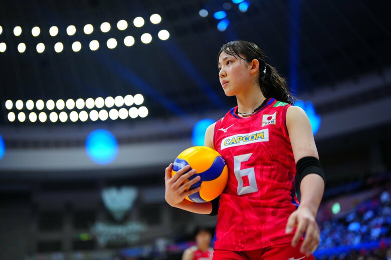 女子日本代表 関菜々巳（セッター）