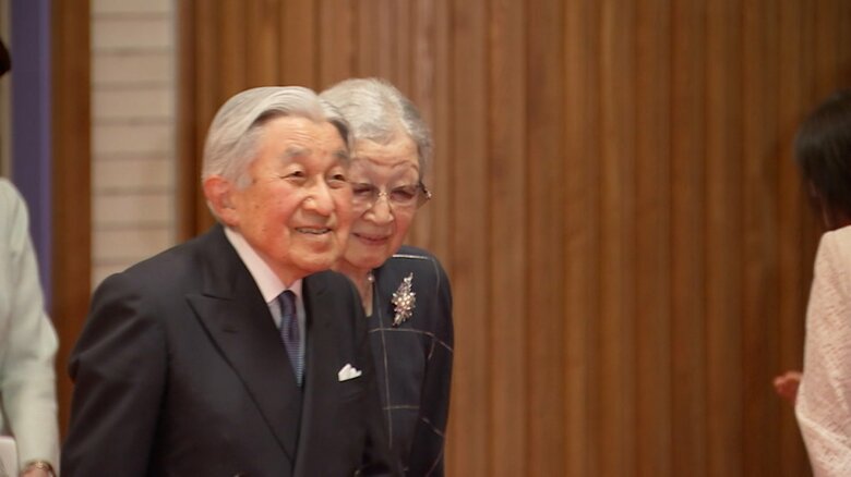 上皇さまは6人の音楽家に感謝の言葉を述べられた