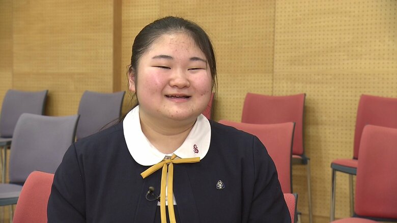 聖霊学園高校3年・鈴木彩花さん