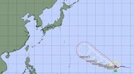 【台風情報】台風13号の今後の進路予想は　猛烈な勢力に発達する見込み　31日午後3時の予報では勢力を維持したまま、南鳥島近海に達する見込み