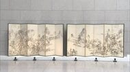 これで複製？海外に渡った「春秋山水図屏風」が日本が誇る写真技術で”里帰り”　県立美術館に贈呈【岡山】