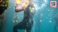 本格的なマリンレジャーシーズン控え_海中転落事故を想定_ダイバーらが『水難救助訓練』＜北海道函館市＞