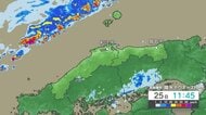 日本海の前線が南下「雲が広がり雨の降る所」- 山陰地方30℃前後の蒸し暑さ、来週も高温続く