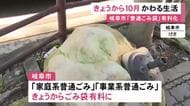 “家庭系”と“事業系”で…岐阜市で普通ごみの有料化スタート 市職員が巡回し指定袋でのごみ出しを呼びかけ