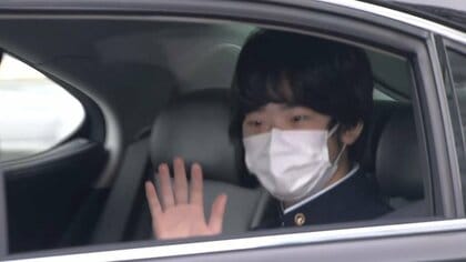 【速報】悠仁さま　両陛下に中学卒業を報告　愛子さまとも面会