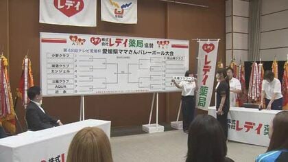 愛媛県ママさんバレーボール大会抽選会　東・中・南予地区予選を制した１６チームの組み合わせ決定【愛媛】