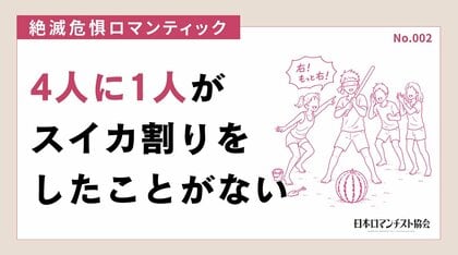 スイカ割り経験「小学生」で途絶えた人が46.3％「海でスイカ割りをする人」を絶滅危惧ロマンティックに認定