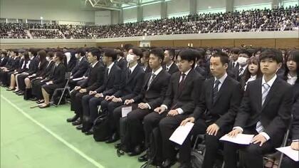 岡山大学で３４８７人が入学式　将来の夢を目指す新入生、はっきりと “就きたい職業”を語る【岡山】