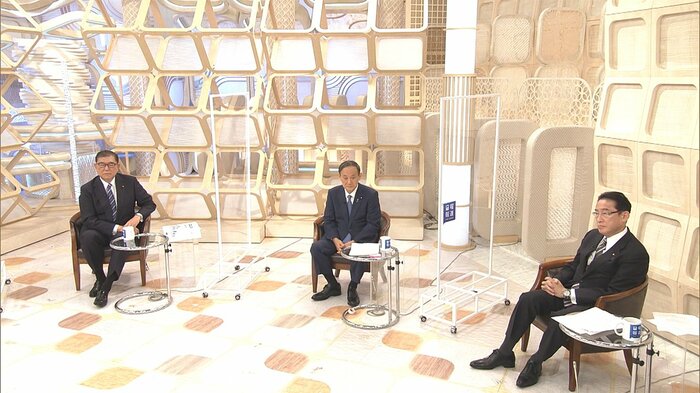「日曜報道 THE PRIME」に3候補が生出演