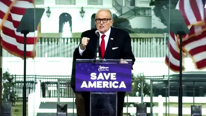 トランプ大統領の弁護団長のルディ・ジュリアーニ元ニューヨーク市長