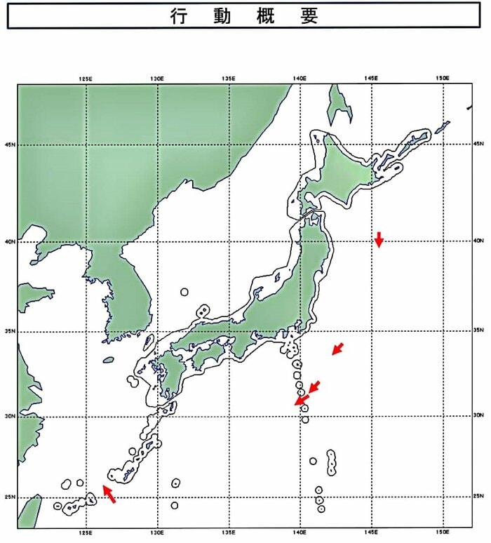 6月19日 統合幕僚監部作成