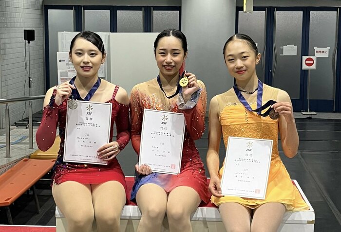 シニア女子表彰台(西日本選手権)