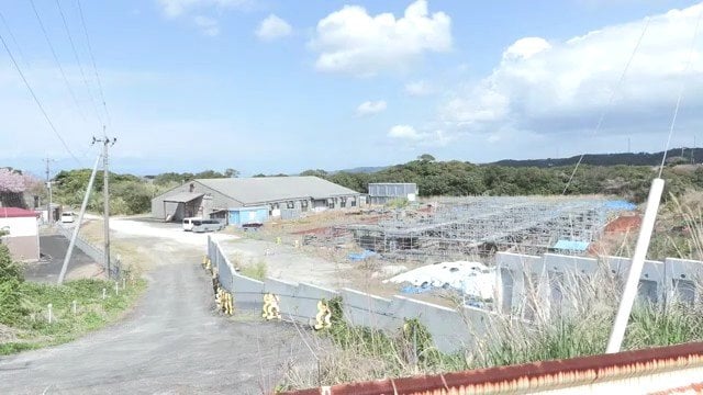 自衛隊宿舎の建設予定地