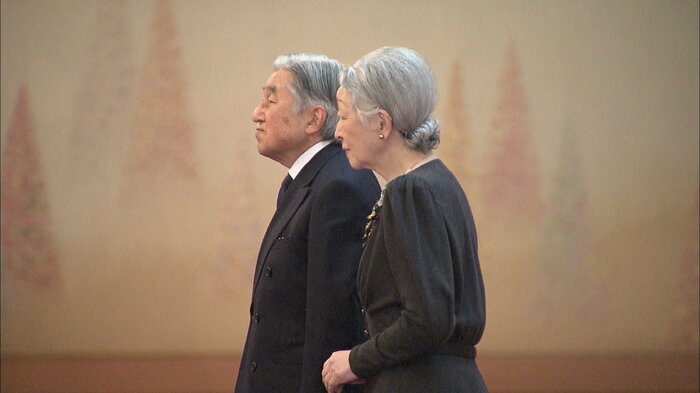 平成28（2016）年2月　フィリピンご訪問尽力者茶会に出席される両陛下