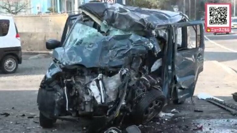 片側1車線のカーブで軽自動車とトラックが正面衝突_女性死亡_対向車線はみ出しの可能性＜北海道羅臼町＞｜FNNプライムオンライン