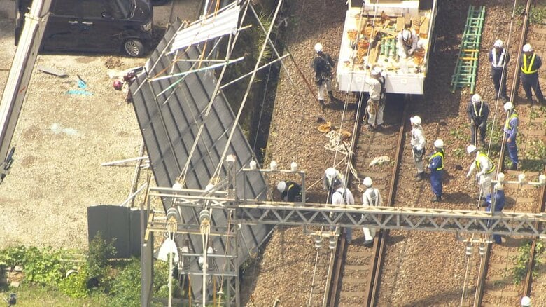 強風の影響で小田急線の上下線・秦野～小田原で運転見合わせ　間もなく再開の見込み｜FNNプライムオンライン