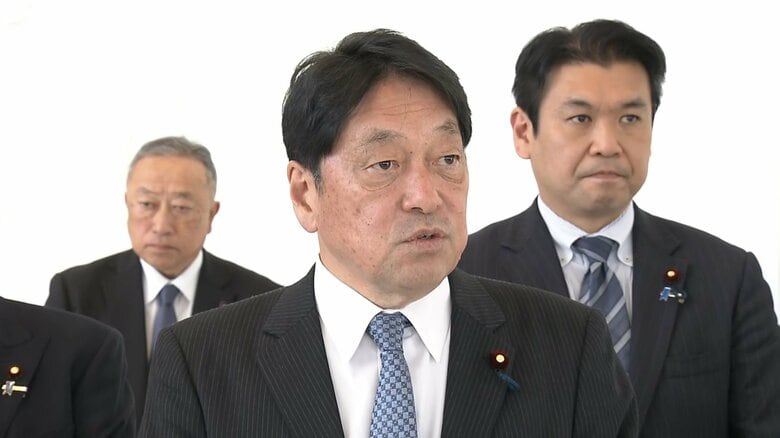 “トランプ関税”自民・小野寺政調会長に林官房長官が党対応策の早期とりまとめを要請｜FNNプライムオンライン