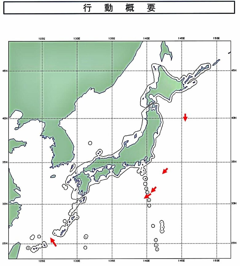 6月19日 統合幕僚監部作成